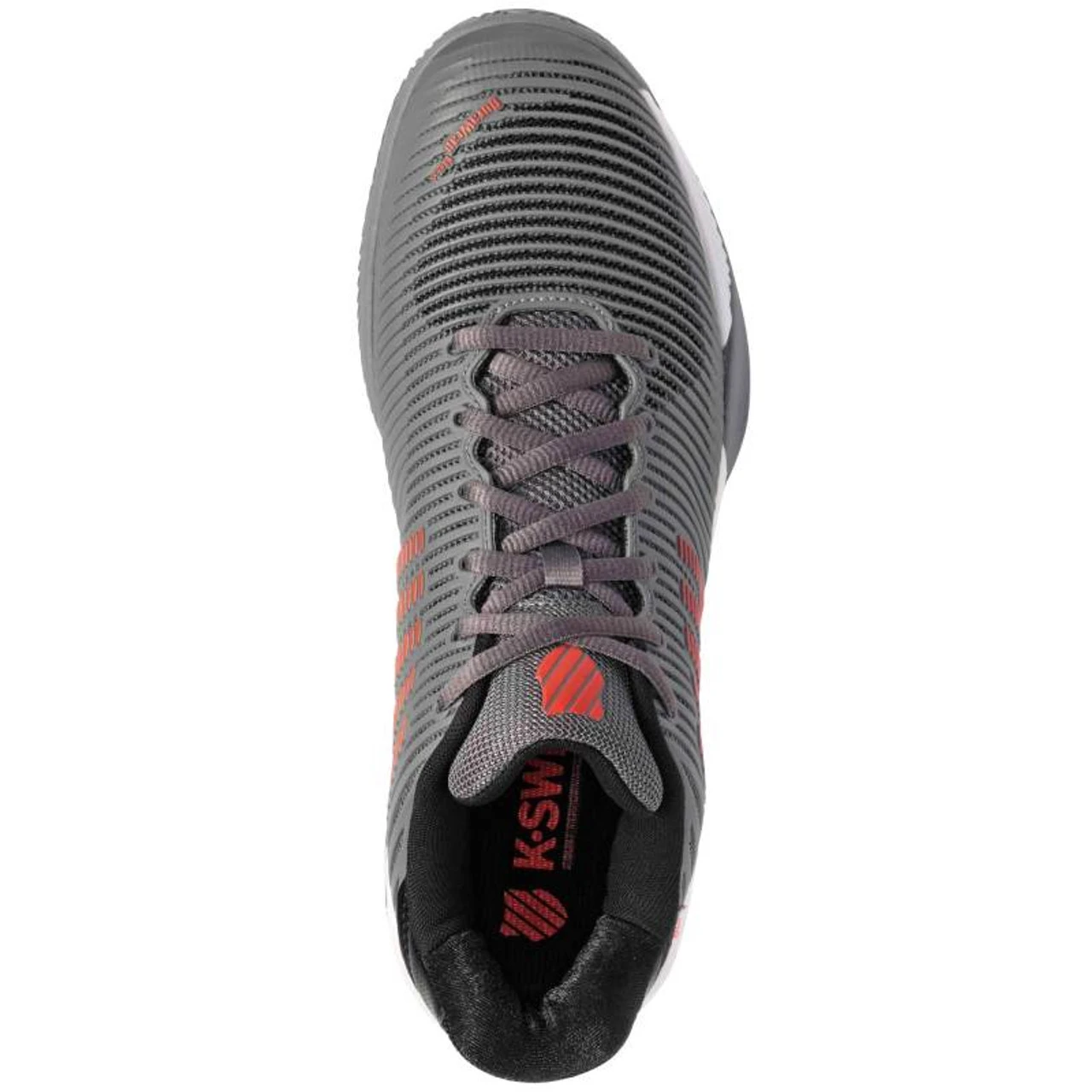 K-Swiss Hypercourt Express 2 Men CLAY COURT, Gray/Blk/Red 6 K-Swiss Hypercourt Express 2 Men CLAY COURT, Gray/Blk/Red - Image 4
