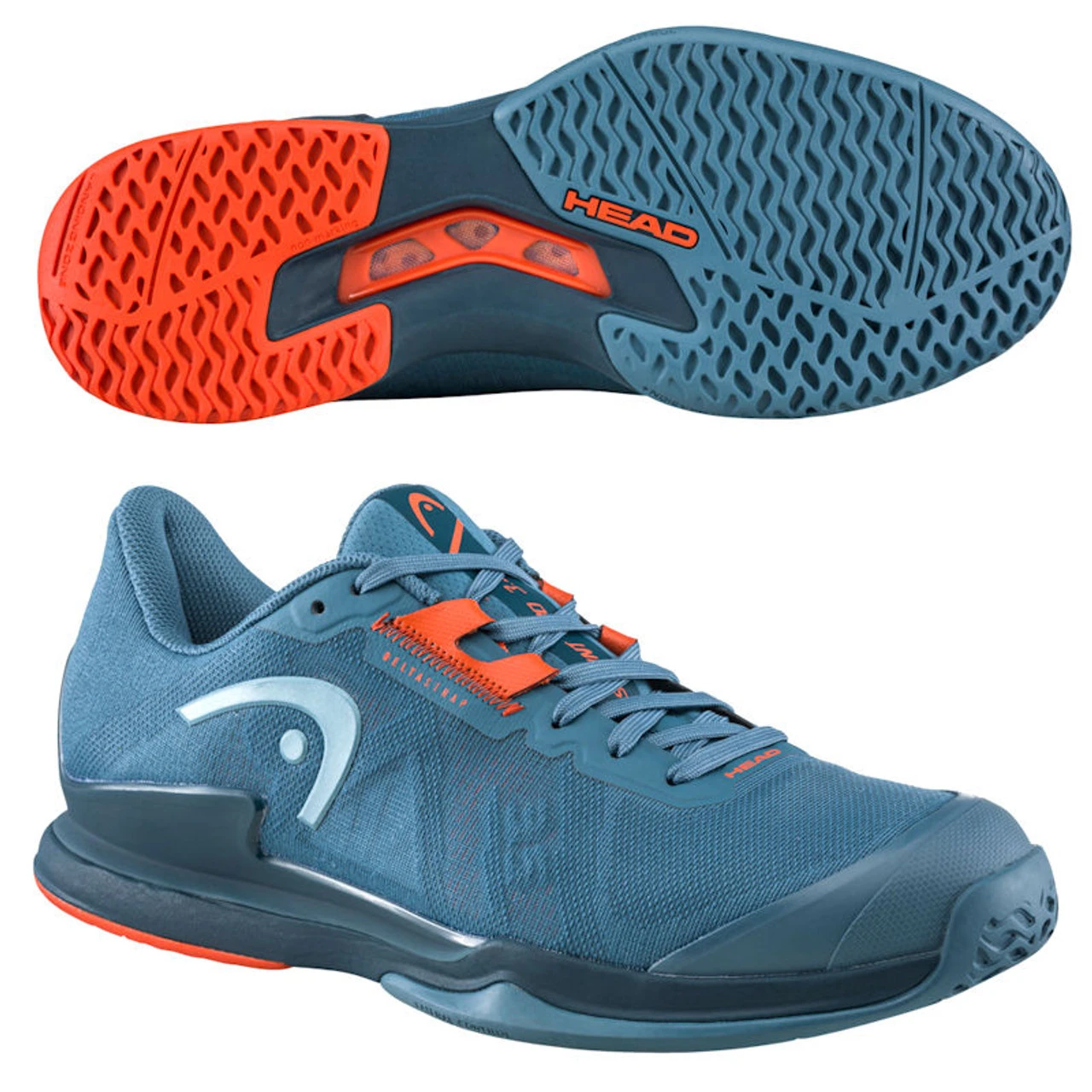 HEAD Sprint Pro 3.5 Men, Steel Blue/Orange 3 HEAD Sprint Pro 3.5 Men, Steel Blue/Orange