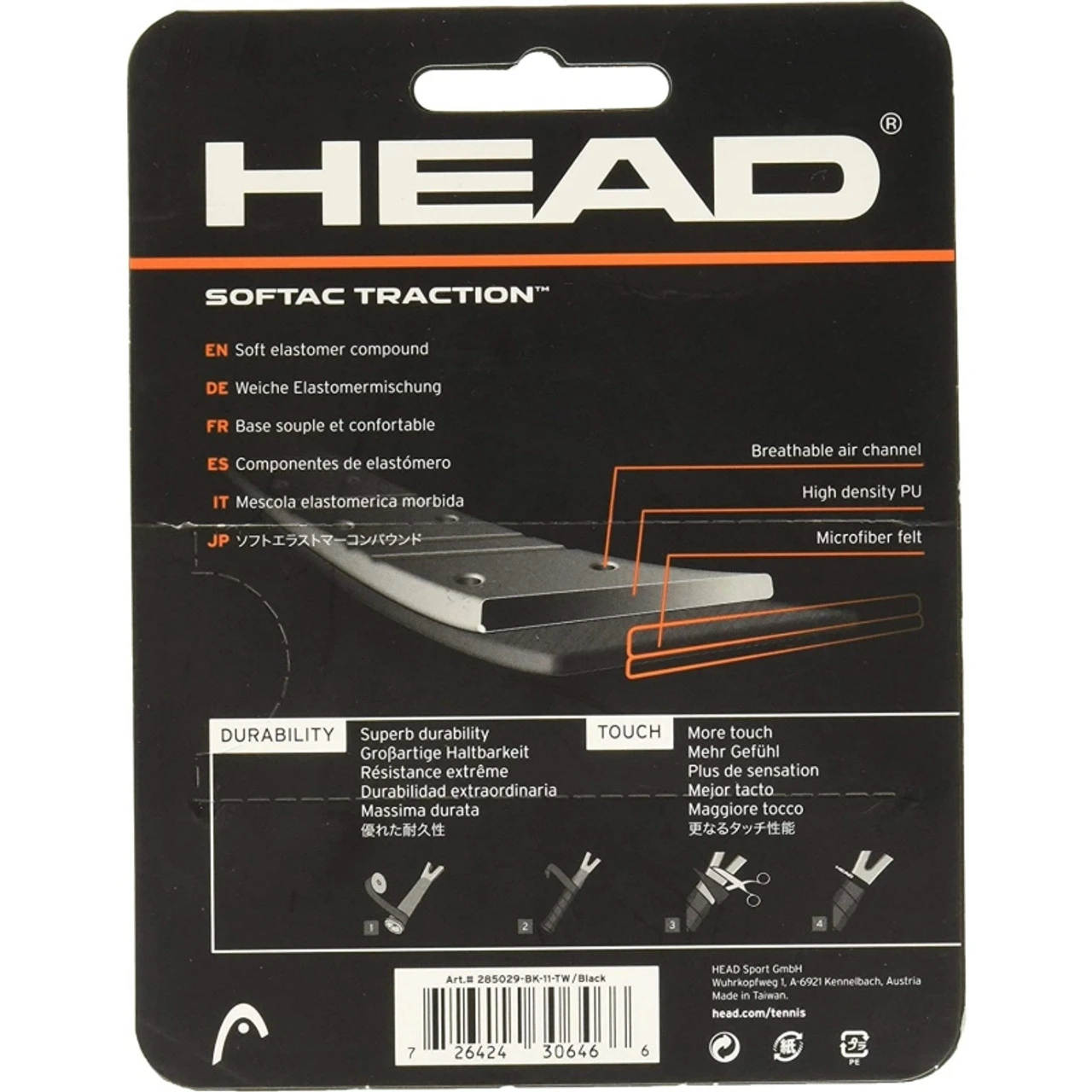 Head Softac Traction Grip 4 Head Softac Traction Grip - Image 2