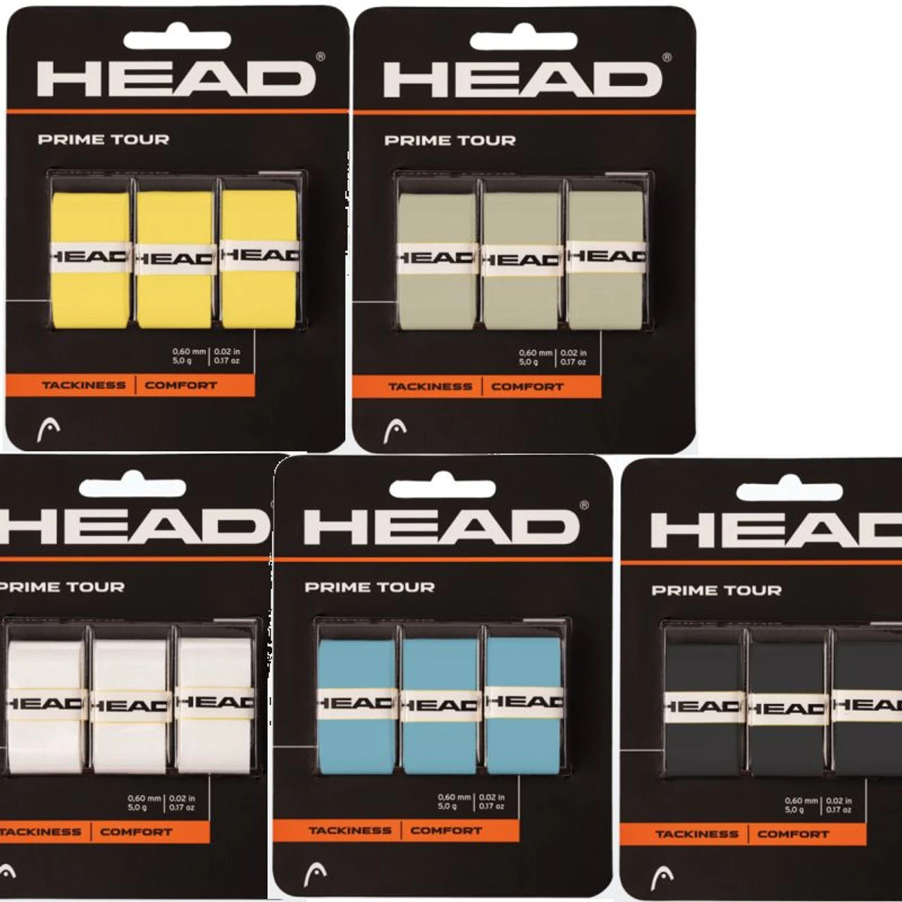HEAD Prime Tour Overgrip, 3 Pack 4 HEAD Prime Tour Overgrip, 3 Pack - Image 2