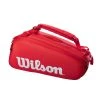 Wilson Super Tour 9 Pack Red Racquet Bag -Nike shop 31dae3e93161053a725ada8a76535d867e724ed8 WR8010501 0 SUPER TOUR 9PK RD new