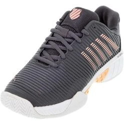 K-Swiss Hypercourt Express 2 Ladies WIDE, Ashpalt/Peach -Nike shop 96613009a 99240.1652202371.1280.1280 02850.1660070796