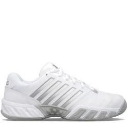 K-Swiss Bigshot Light 4 Women's, White/Gray/Silver -Nike shop 96989138C 19746.1650349214