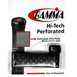 Gamma Hi-Tech Perforated Grip, Black