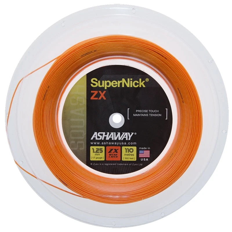 Ashaway Supernick ZX 17 Squash String 110m Reel 3 Ashaway Supernick ZX 17 Squash String 110m Reel