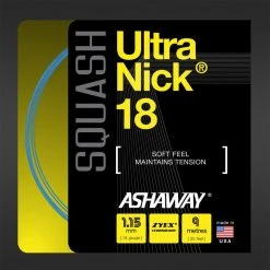 Ashaway UltraNick 18 30' Set Squash String Blue