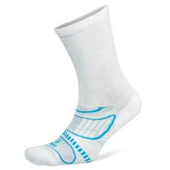 Balega Ultralight Crew White & French Blue Socks