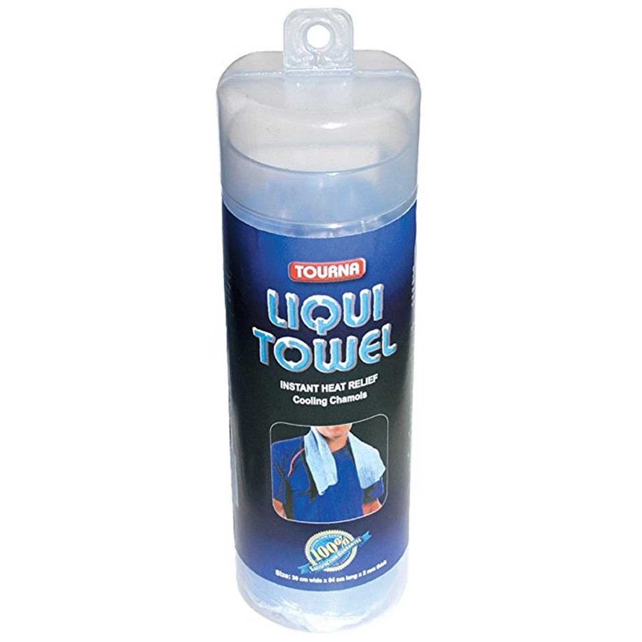 Tourna Liqui Towel In Tube, Blue 3 Tourna Liqui Towel In Tube, Blue