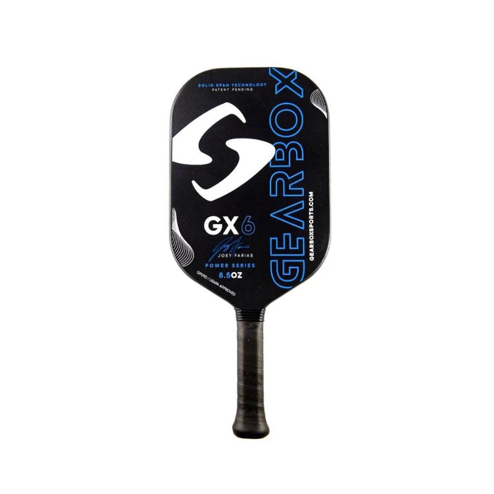 Gearbox GX6 Power Series Blue Pickleball Paddle - Joey Farias Signature Edition 4 Gearbox GX6 Power Series Blue Pickleball Paddle - Joey Farias Signature Edition - Image 2