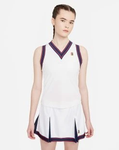 NikeCourt Dri-FIT Slam White Women's Tennis Tank Top