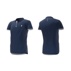 Eye Rackets Navy / White Button Polo