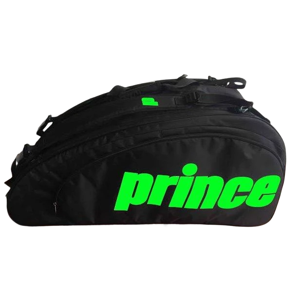 Prince Tour 12R Black/Green Racquet Bag 3 Prince Tour 12R Black/Green Racquet Bag