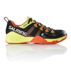 Salming Kobra Black / Shocking Orange Indoor Court Shoes