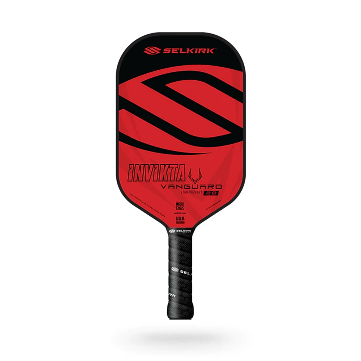 Selkirk Vanguard 2.0 Invikta Crimson Black Pickleball Paddle 4 Selkirk Vanguard 2.0 Invikta Crimson Black Pickleball Paddle - Image 2