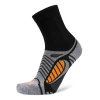 Balega Ultralight Crew Black & Grey Heather Socks