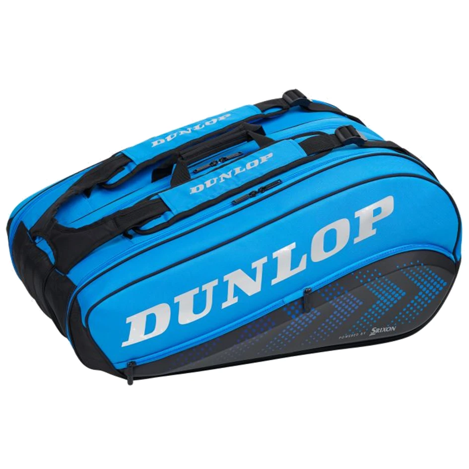 Dunlop 2023 FX Performance Black & Blue 12 Racquet Thermo Tennis Bag 3 Dunlop 2023 FX Performance Black & Blue 12 Racquet Thermo Tennis Bag