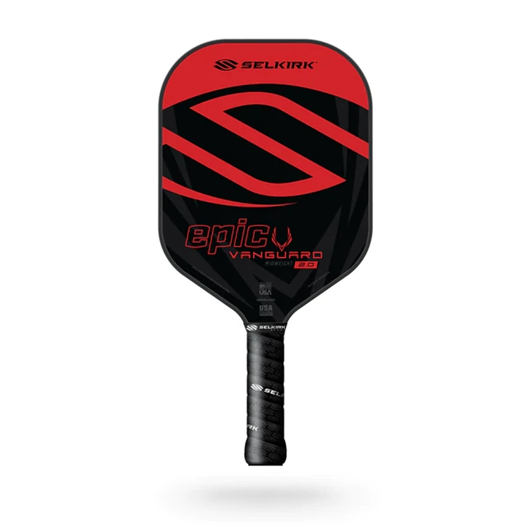 Selkirk Vanguard 2.0 Epic Crimson Black Pickleball Paddle 3 Selkirk Vanguard 2.0 Epic Crimson Black Pickleball Paddle