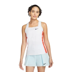 NikeCourt Dri-FIT Slam Women's White & Team Tennis Tank Top
