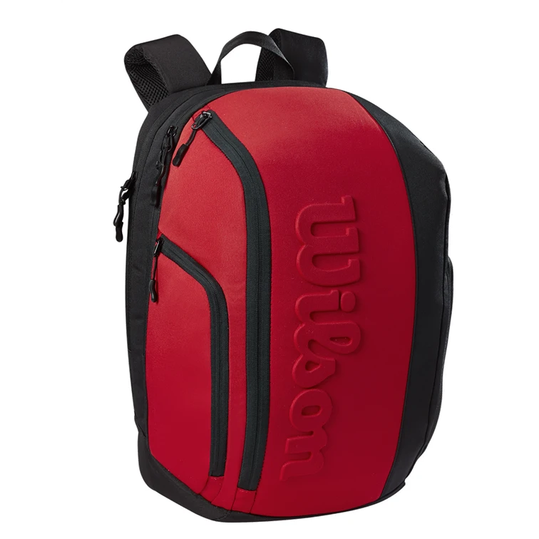 Wilson Clash V2 Super Tour Black & Red Backpack 3 Wilson Clash V2 Super Tour Black & Red Backpack