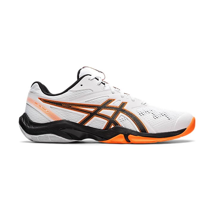 Asics Men's Gel Blade 8 Men's White & Black Indoor Court Shoes 3 Asics Men's Gel Blade 8 Men's White & Black Indoor Court Shoes