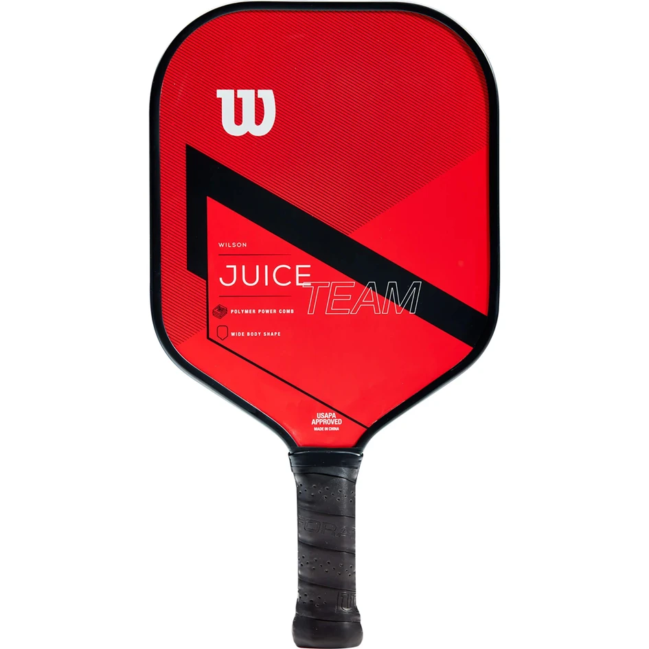 Wilson Juice Team Red & Black Pickleball Paddle 3 Wilson Juice Team Red & Black Pickleball Paddle