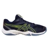 Asics Gel Blade 8 Men's Midnight & Hazard Green Indoor Court Shoes