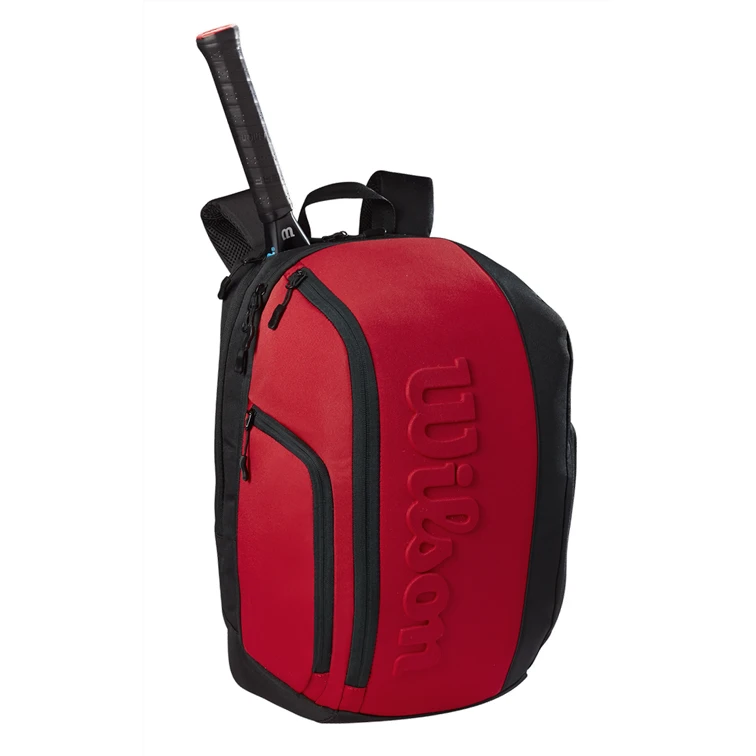 Wilson Clash V2 Super Tour Black & Red Backpack 4 Wilson Clash V2 Super Tour Black & Red Backpack - Image 2