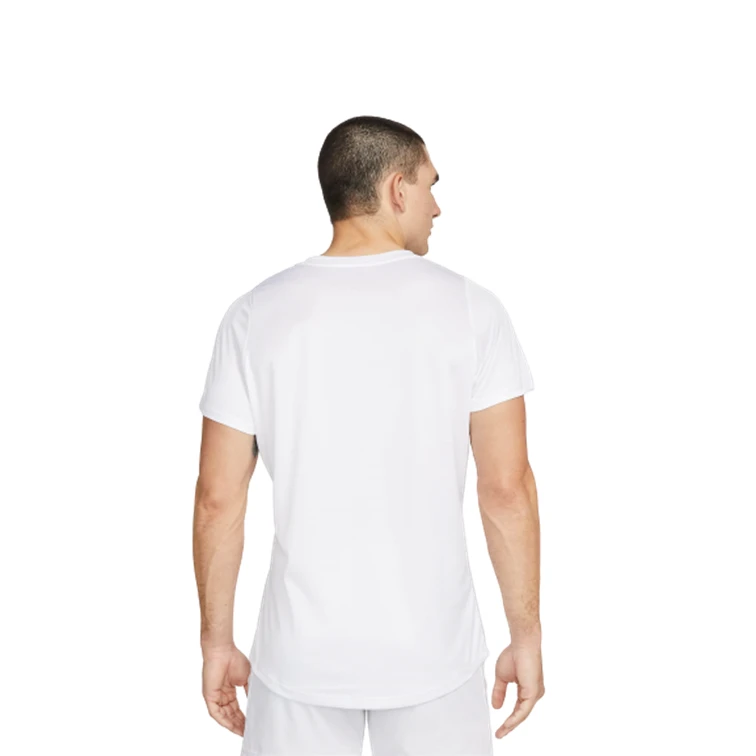 Nike Court Dri FIT Rafa Challenger Men's White Shirt 4 Nike Court Dri FIT Rafa Challenger Men's White Shirt - Image 2