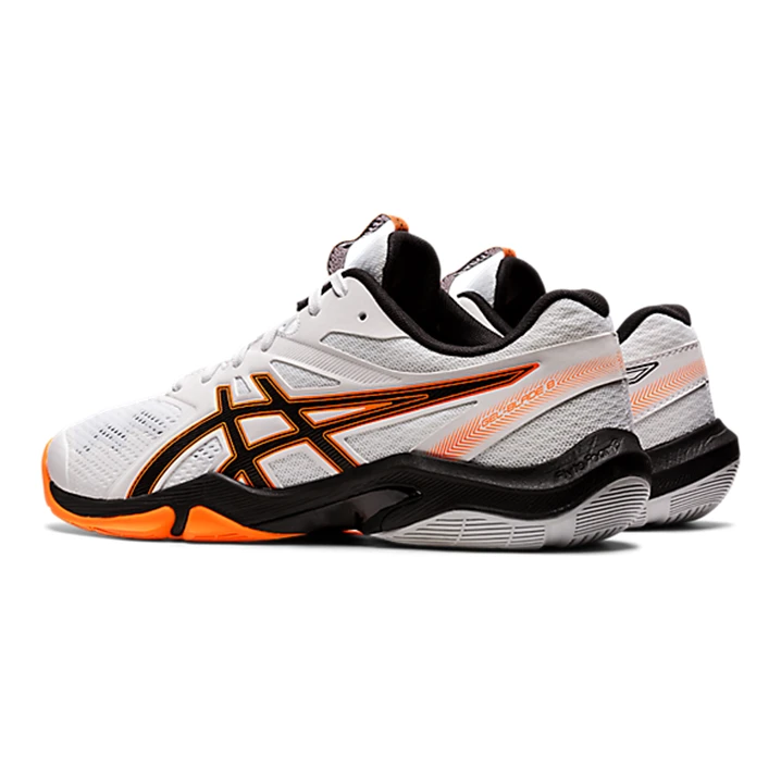 Asics Men's Gel Blade 8 Men's White & Black Indoor Court Shoes 6 Asics Men's Gel Blade 8 Men's White & Black Indoor Court Shoes - Image 4