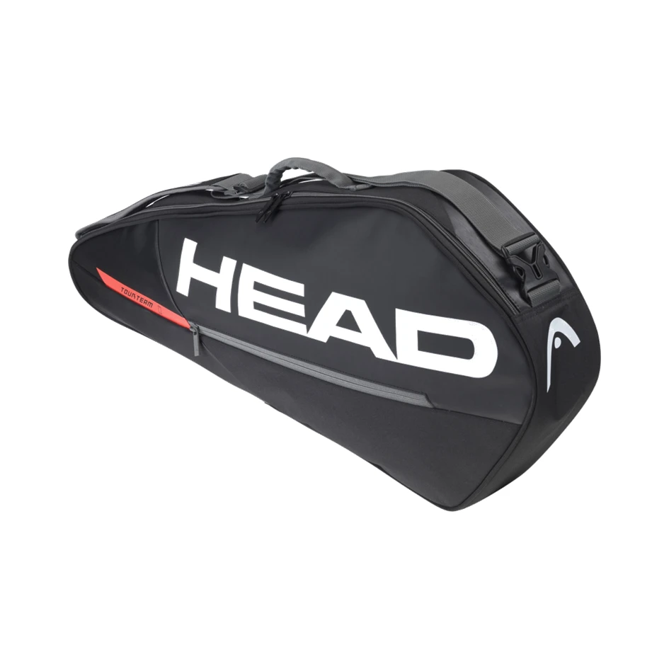 Head Tour Team 3R Black & Orange Racquet Bag (2022) 3 Head Tour Team 3R Black & Orange Racquet Bag (2022)