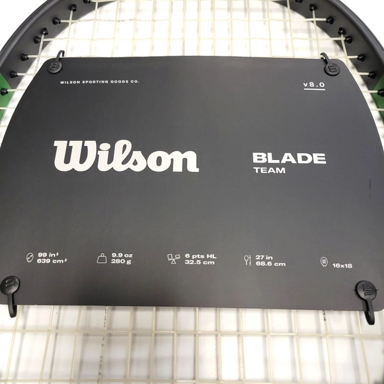 Wilson Blade Team V8, Prestrung, Special Edition Matte Finish 4 Wilson Blade Team V8, Prestrung, Special Edition Matte Finish - Image 2