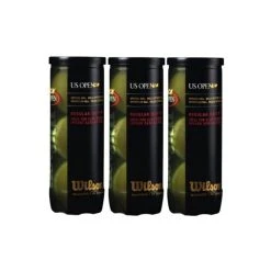 Wilson US Open Regular Duty Tennis Balls, 3 Cans