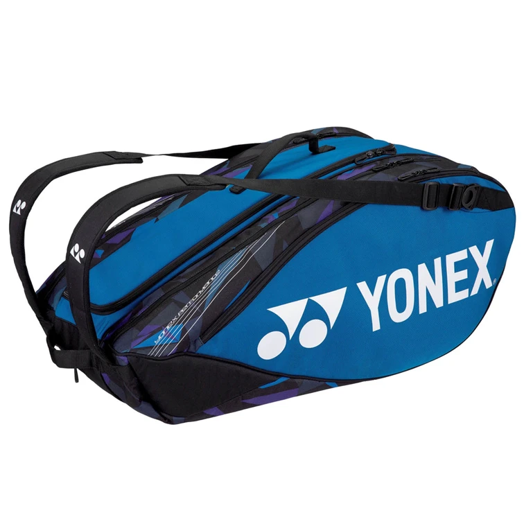 Yonex Pro Fine Blue 9 Racquet Bag (2022) 3 Yonex Pro Fine Blue 9 Racquet Bag (2022)