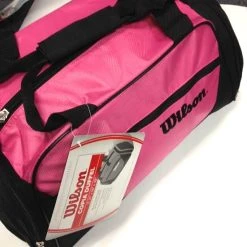 Wilson Pink Duffel Bag SUPER SALE - NOW $20 OFF -Nike shop Z6714e 01038.1650343739