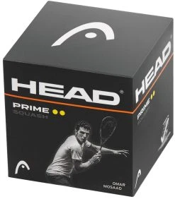 Head Prime Double Yellow Squash Ball