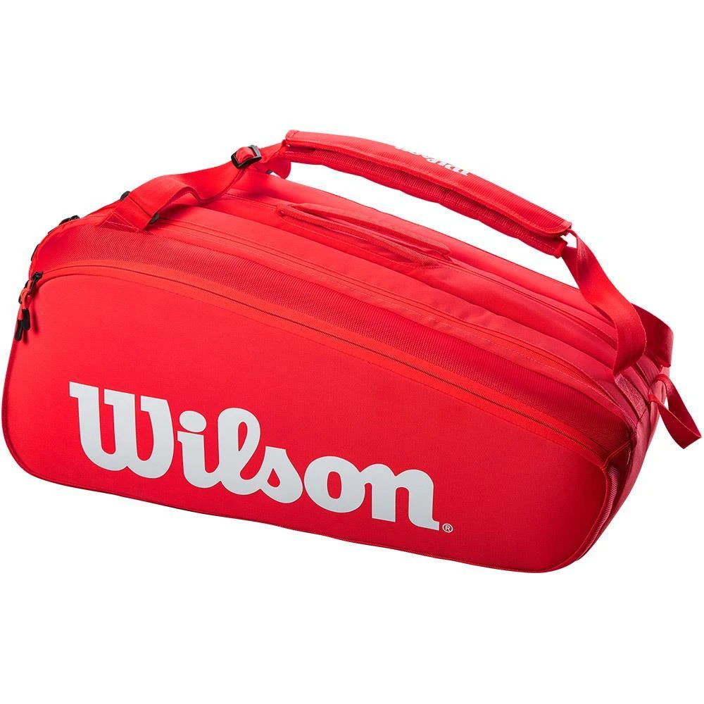 Wilson Super Tour 15 Pack Red Racquet Bag 4 Wilson Super Tour 15 Pack Red Racquet Bag - Image 2
