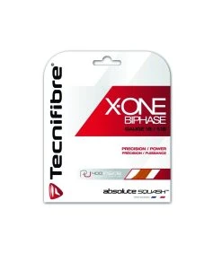 Tecnifibre X-ONE Biphase 18g Squash String Set/Orange