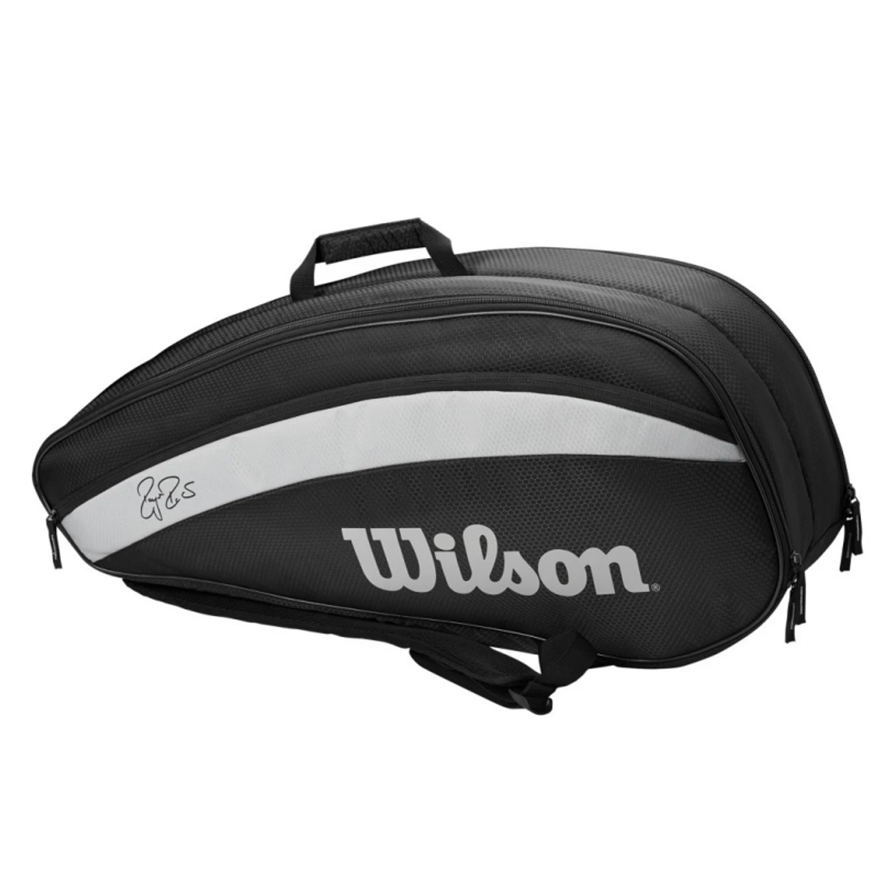 Wilson RF Team 6 Pack Bag, Black 3 Wilson RF Team 6 Pack Bag, Black